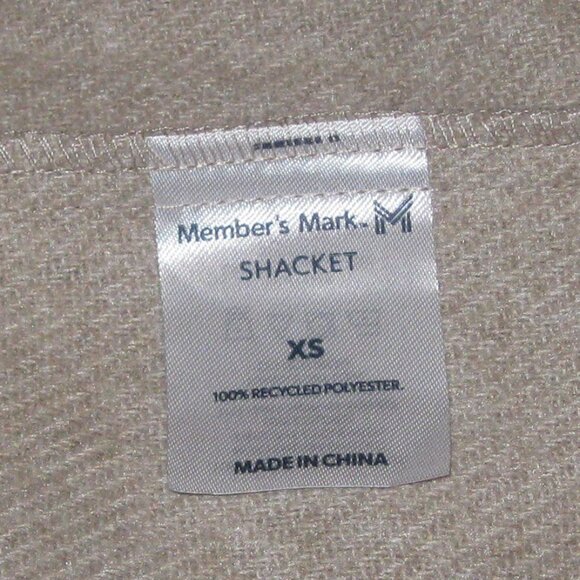 Member's Mark Women's Toasted Heather Shacket XS NEW - Picture 6 of 6